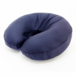 Royal Massage Deluxe Memory Foam Face Cradle Cushion - Universal Head Cushion Pillow for Massage Therapy with Velcro (Navy Blue)