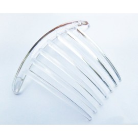 FRENCH TWIST HAIR COMB CLEAR 7 TOOTH IT DELUXE 1 PCS. FRENCH TWIST HAIR COMB CLEAR 7 TOOTH IT DELUXE 1 PCS.