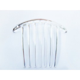FRENCH TWIST HAIR COMB CLEAR 7 TOOTH IT DELUXE 1 PCS. FRENCH TWIST HAIR COMB CLEAR 7 TOOTH IT DELUXE 1 PCS.