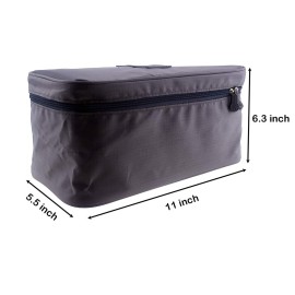 Wowlife Fashion Portable Multi-Functional Travel Organizer Cosmetic Make-up Bag Luggage Storage Case Bra Underwear Pouch (Wine Red)