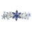 Faship Gorgeous Navy Blue Crystal Barrette