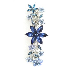 Faship Gorgeous Navy Blue Crystal Barrette Faship Gorgeous Navy Blue Crystal Barrette