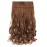 REECHO 20 1-Pack 3/4 Full Head Curly Wave Clips in on Synthetic Hair Extensions HE008 Hairpieces for Women 5 Clips 4.5 Oz per Piece - Linen