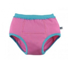 Girls 3 Piece Organic Training Pant Set - Safari Friends (3T-4T)