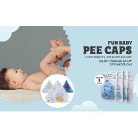 Pee-Pee Teepee Rubber Ducky Blue - Cello Bag