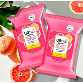 Yes To Grapefruit Brightening Facial Wipes, 30 Count, Cleanse & Brighten Skin Yes To Grapefruit Brightening Facial Wipes, 30 Count, Cleanse & Brighten Skin
