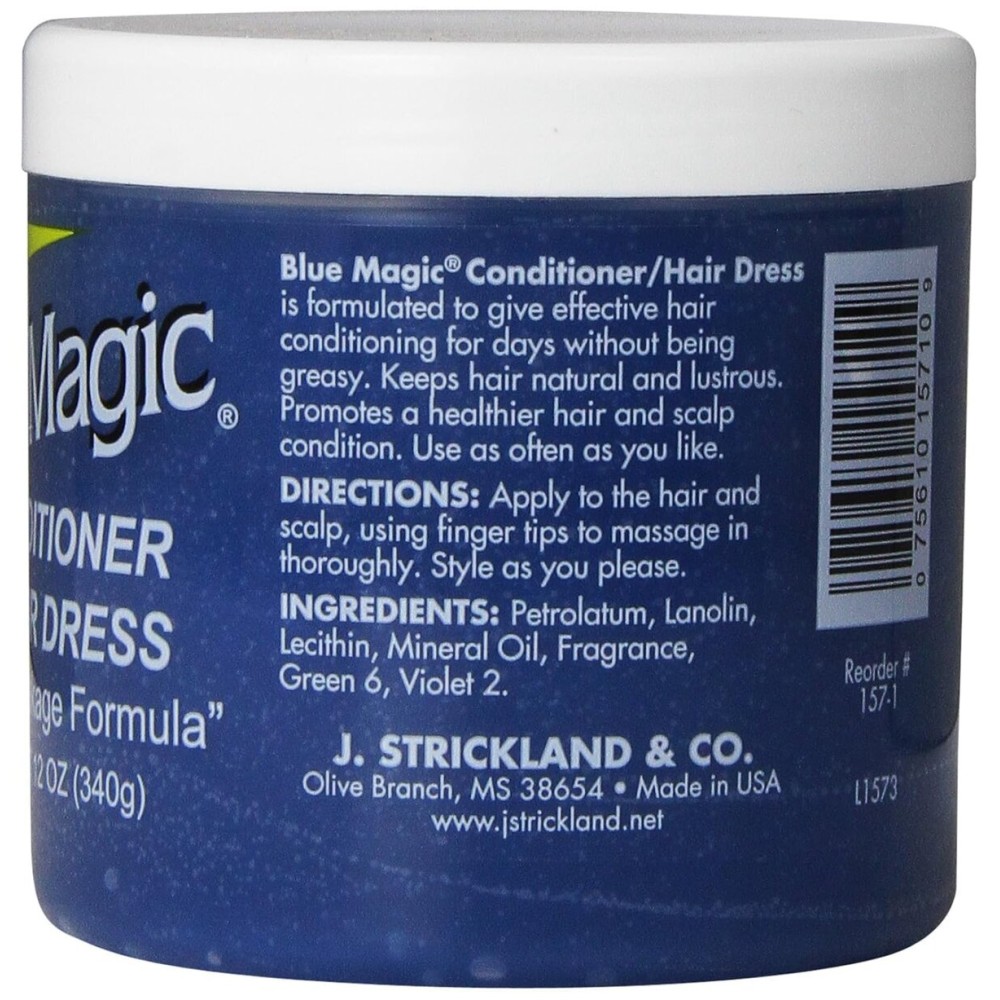 Blue Magic Conditioner Hair Dress, The Original, 12-Ounce Jar Blue Magic Conditioner Hair Dress, The Original, 12-Ounce Jar