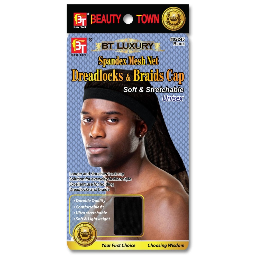 Beauty Town Luxury Spandex Mesh Net Dreadlocks & Braids Cap 2245