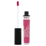 N.Y.C. New York Color Expert Last Lip Lacquer, Fidi Fuchisia, 0.15 Fluid Ounce