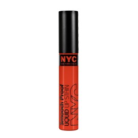 N.Y.C. New York Color Smooch Proof Liquid Lip Stain, Get Noticed !, 0.24 Fluid Ounce