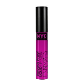 N.Y.C. New York Color Smooch Proof Liquid Lip Stain, Unforgettable Fuchsia, 0.24 Fluid Ounce