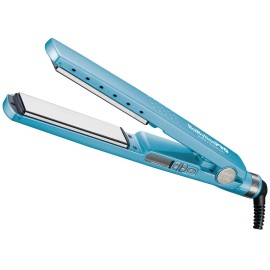 BaBylissPRO Nano Titanium Ionic Flat Iron Hair Straightener, 1/4 Hair Straightener Iron for Smooth, Shiny, Frizz- Free Hair and All Hair Types