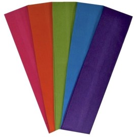 Funny Girl Designs Stretchy Headband 2 Inch Wide Set of 5 Cotton Headbands (Brights)