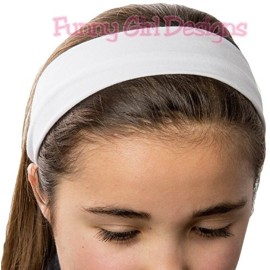 Funny Girl Designs Stretchy Headband 2 Inch Wide Set of 5 Cotton Headbands (Brights)