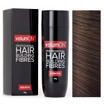 Volumon Professional Hair Building Fibres- Hair Loss Concealer- KERATIN- 28g- Get Upto 30 Uses- CHOOSE FROM 8 COLOUR SHADES (Medium Brown)