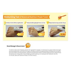 [Be the skin] Botanical Nutrition Power Toner 5.07 fl oz / 150ml | Facial toner for long lasting and deep moisturization | For dry skin