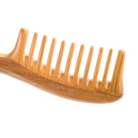 Hair Comb for Curly Hair - Breezelike Wide Tooth Wooden Detangling Comb - 8 Big Size No Static Natural Sandalwood Comb for Women and Men Hair Comb for Curly Hair - Breezelike Wide Tooth Wooden Detangling Comb - 8 Big Size No Static Natural Sandalwood Comb for Women and Men