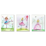The Kids Room by Stupell Princess Fairies 3-Pc Wall Plaque Set