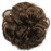 Onedor Ladies Synthetic Wavy Curly or Messy Dish Hair Bun Extension Hairpiece Scrunchie Chignon Tray Ponytail (12-Light Brown)