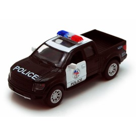 KiNSMART 2013 Ford F-150 SVT Raptor Supercrew 1:46 Scale 5 Die Cast Metal Model Toy Truck (Rescue Police)