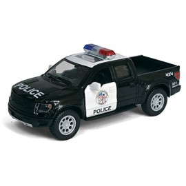KiNSMART 2013 Ford F-150 SVT Raptor Supercrew 1:46 Scale 5 Die Cast Metal Model Toy Truck (Rescue Police)