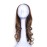 OneDor 23 Curly Hair Women Ladies 3/4 Half Wig Premium Japanese Synthetic fibers Wigs with Secured Mesh Head Cap (R1224B)