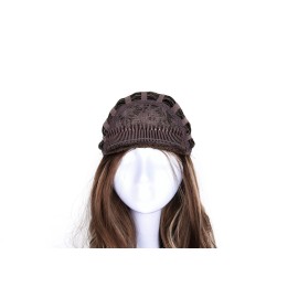 OneDor 23 Curly Hair Women Ladies 3/4 Half Wig Premium Japanese Synthetic fibers Wigs with Secured Mesh Head Cap (R1224B) OneDor 23 Curly Hair Women Ladies 3/4 Half Wig Premium Japanese Synthetic fibers Wigs with Secured Mesh Head Cap (R1224B)