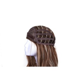 OneDor 23 Curly Hair Women Ladies 3/4 Half Wig Premium Japanese Synthetic fibers Wigs with Secured Mesh Head Cap (R1224B) OneDor 23 Curly Hair Women Ladies 3/4 Half Wig Premium Japanese Synthetic fibers Wigs with Secured Mesh Head Cap (R1224B)