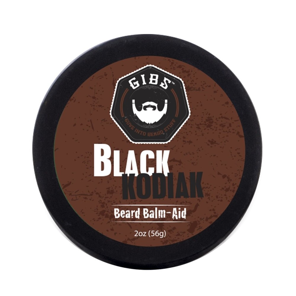 GIBS Grooming Black Kodiak Beard Balm Aid, 2 oz GIBS Grooming Black Kodiak Beard Balm Aid, 2 oz