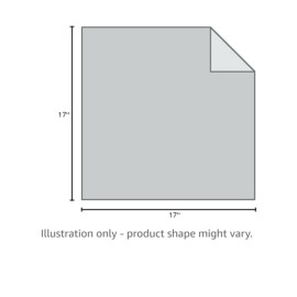 Little Giraffe Baby Blanket - Luxe Soft Blanket with Satin Trim - Baby Stroller Blanket - Newborn Baby Essentials & Baby Gifts - 17 x 17 - Cornflower