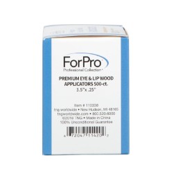 ForPro Professional Collection Premium Eye & Lip Wood Applicators, Non-Sterile, for Hair Removal Wax Application and DIY Projects, 3.5 L x .25 W, 500-Count ForPro Professional Collection Premium Eye & Lip Wood Applicators, Non-Sterile, for Hair Removal Wax Application and DIY Projects, 3.5 L x .25 W, 500-Count