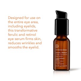 Dr Dennis Gross Ferulic + Retinol Triple Correction Eye Serum: for Wrinkles, Loss of Elasticity, and Rough Texture, 0.5 fl oz Dr Dennis Gross Ferulic + Retinol Triple Correction Eye Serum: for Wrinkles, Loss of Elasticity, and Rough Texture, 0.5 fl oz