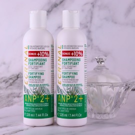 Ecrinal Sulfate-Free Fortifying Shampoo with ANP2+ for Strong, Shiny Hair - Restores Volume, Suppleness, and Resistance to Dull, Weak, and Tired Hair - Ideal for All Hair Types and Hair Loss