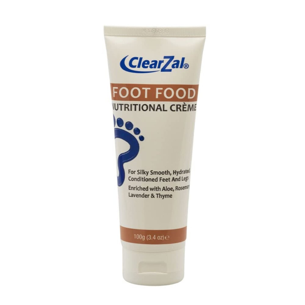 ClearZal Nutritional Foot Food Cream with Aloe Vera, Urea Based Cream, Quick Absorbing, Non-Greasy, Retains Skins Natural Hydration, Conditions Rough Dry Skin To Silky Smooth, 3.4 Oz ClearZal Nutritional Foot Food Cream with Aloe Vera, Urea Based Cream, Quick Absorbing, Non-Greasy, Retains Skins Natural Hydration, Conditions Rough Dry Skin To Silky Smooth, 3.4 Oz