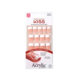 KISS Salon Acrylic French Nails Kit Sugar Rush Medium KSA02 (2 PACK) KISS Salon Acrylic French Nails Kit Sugar Rush Medium KSA02 (2 PACK)