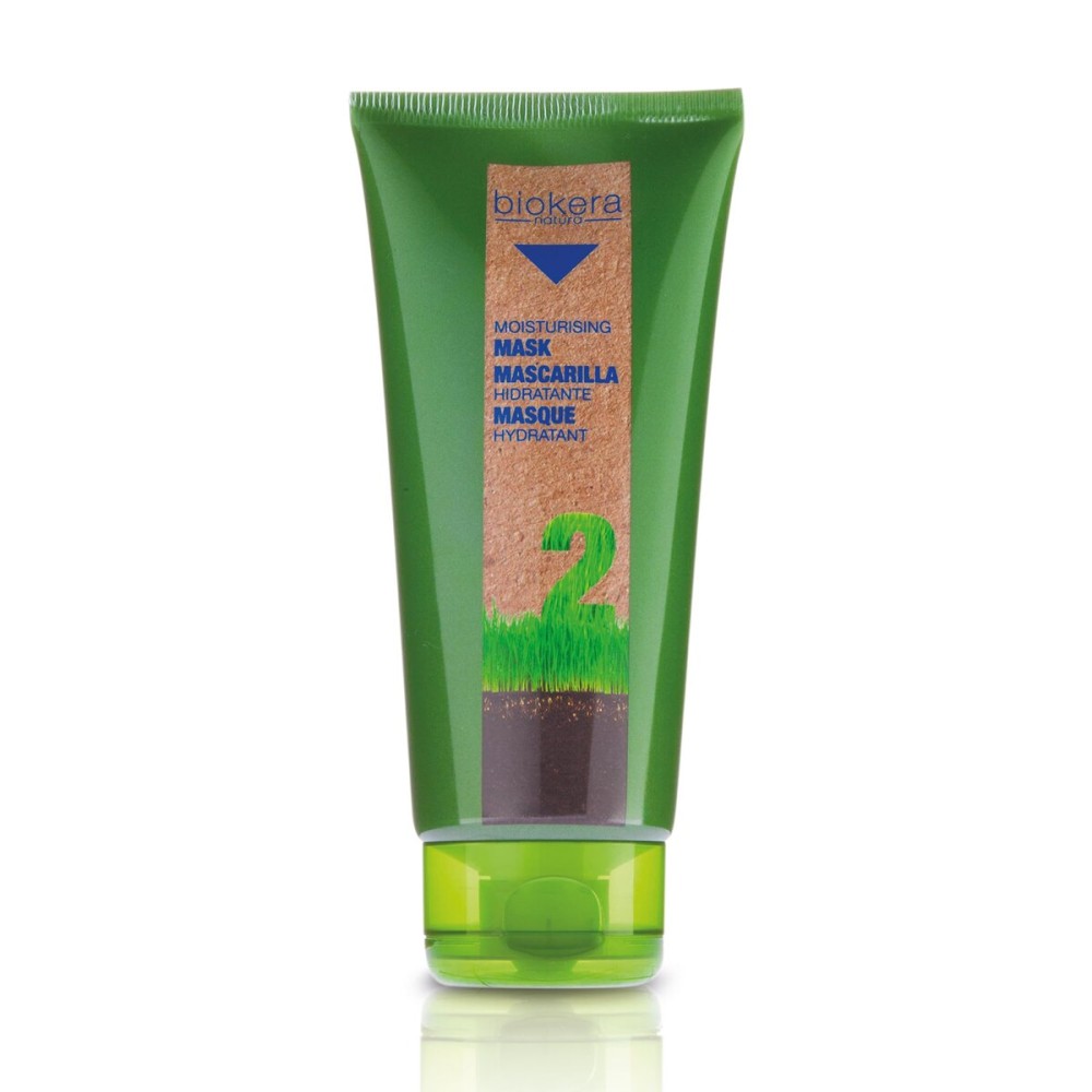 SALERM - Moisturizing Mask Biokera Natura - 200 ml - Ideal for Dry or Dehydrated Hair - with Wheat Germ Oil - Deep Hydration - Smoother and Shinier Hair SALERM - Moisturizing Mask Biokera Natura - 200 ml - Ideal for Dry or Dehydrated Hair - with Wheat Germ Oil - Deep Hydration - Smoother and Shinier Hair