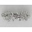 Faship Gorgeous Clear Crystal Floral Hair Barrette