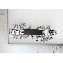 Faship Gorgeous Clear Crystal Floral Hair Barrette Faship Gorgeous Clear Crystal Floral Hair Barrette