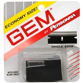 Personna Gem Stainless Steel Single Edge Razor Blades 10 Ea (Pack Of 2) Personna Gem Stainless Steel Single Edge Razor Blades 10 Ea (Pack Of 2)