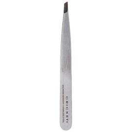 Cricket Beauty Hardware Pro Slant Tweezers - Stainless Steel Hair Removal Tool for Professional Plucking, Eyebrows, Facial Hair, and Ingrown Hair with Superior Grip and Precision Control Cricket Beauty Hardware Pro Slant Tweezers - Stainless Steel Hair Removal Tool for Professional Plucking, Eyebrows, Facial Hair, and Ingrown Hair with Superior Grip and Precision Control