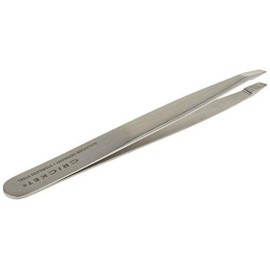 Cricket Beauty Hardware Pro Slant Tweezers - Stainless Steel Hair Removal Tool for Professional Plucking, Eyebrows, Facial Hair, and Ingrown Hair with Superior Grip and Precision Control Cricket Beauty Hardware Pro Slant Tweezers - Stainless Steel Hair Removal Tool for Professional Plucking, Eyebrows, Facial Hair, and Ingrown Hair with Superior Grip and Precision Control