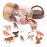 Terra by Battat - 60pcs Farm Animals Toy Tube - Mini Plastic Barnyard Animal Figurines for Kids - Includes Cow, Pig, Goat, Sheep & More - Educational Playset for Toddlers Ages 3+