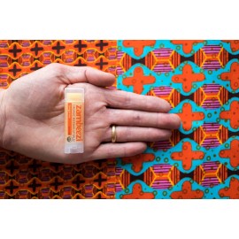 ZAMBEEZI Organic, Fair Trade Beeswax Lip Balm - Tangerine 3 Pack - Ethically Sourced