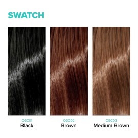 RED by Kiss Quick Cover Root Touch Up Comb Type Water-Resistant Temporary Gray Concealer Cover Up Brush for Hair and Beard (Black) RED by Kiss Quick Cover Root Touch Up Comb Type Water-Resistant Temporary Gray Concealer Cover Up Brush for Hair and Beard (Black)