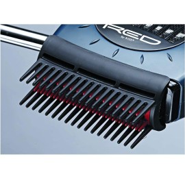 RED by KISS 1900 Ceramic Hair Styler with Detangler Pik, Professional Quick Blow Dry Comb, 3 Heat/Speed Settings, Cool Shot Button, Ideal for Curling & Straightening