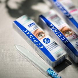 Ecrinal ANP2+ Strengthening Lash Gel - 3 in 1 Eyelash and Eyebrow Serum for Fuller, Thicker, Stronger Lashes, Eye Brow Clear Gel, Mascara Base, Suitable for Sensitive Eyes & Contact Lens Wearers, 9ml