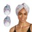 Turbie Twist Microfiber Hair Towel Wrap for Women and Men | 2 Pack | Bathroom Essential Accessories | Quick Dry Hair Turban for Drying Curly, Long & Thick Hair (Purple Paisley)