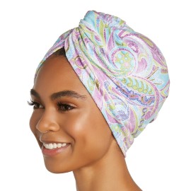 Turbie Twist Microfiber Hair Towel Wrap for Women and Men | 2 Pack | Bathroom Essential Accessories | Quick Dry Hair Turban for Drying Curly, Long & Thick Hair (Purple Paisley) Turbie Twist Microfiber Hair Towel Wrap for Women and Men | 2 Pack | Bathroom Essential Accessories | Quick Dry Hair Turban for Drying Curly, Long & Thick Hair (Purple Paisley)