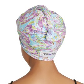 Turbie Twist Microfiber Hair Towel Wrap for Women and Men | 2 Pack | Bathroom Essential Accessories | Quick Dry Hair Turban for Drying Curly, Long & Thick Hair (Purple Paisley) Turbie Twist Microfiber Hair Towel Wrap for Women and Men | 2 Pack | Bathroom Essential Accessories | Quick Dry Hair Turban for Drying Curly, Long & Thick Hair (Purple Paisley)