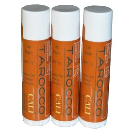 Cali Baronessa Tarocco Sicilian Red Orange Nourishing Lip Balm - Repairs and Nourishes Lips - 0.15 Ounce Each, Pack of 3 Cali Baronessa Tarocco Sicilian Red Orange Nourishing Lip Balm - Repairs and Nourishes Lips - 0.15 Ounce Each, Pack of 3